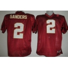 ncaa Florida State Seminoles #2 Sanders Red