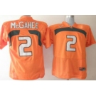 ncaa Miami Hurricanes #2 McGahee Orange[McGahee]