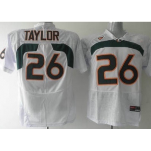 ncaa Miami Hurricanes #26 Taylor White