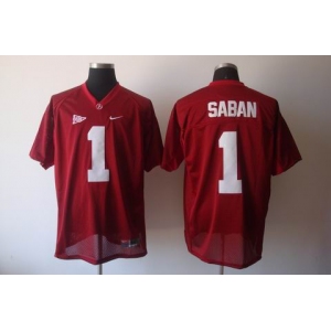 ncaa (alabama crimson) #1 saban red