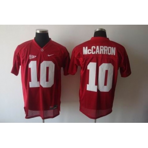 ncaa (alabama crimson) #10 mccarron red