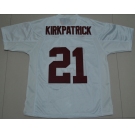 ncaa (alabama crimson) #21 kirkpatrick white