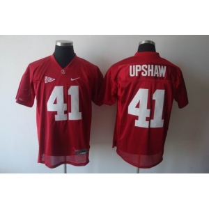 ncaa (alabama crimson) #41 upshaw red