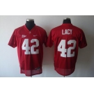 ncaa (alabama crimson) #42 lacy red