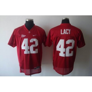ncaa (alabama crimson) #42 lacy red