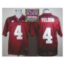 ncaa alabama crimson tide #4 yeldon red[2013 bcs]