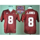 ncaa alabama crimson tide #8 j.jones red[2013 bcs]