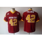 ncaa arizona state sun devils #42 tillman red