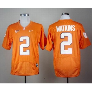 ncaa clemson tigers #2 sammy watkins orange