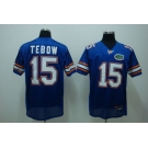 ncaa (florida gators)#15 tebow blue