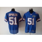 ncaa (florida gators)#51 spikes blue