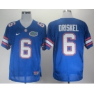 ncaa (florida gators)#6 driskel blue