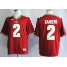 ncaa florida state seminoles #2 sanders red[fsu]