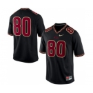 ncaa florida state seminoles #80 rashad greene black[nike fsu]