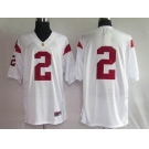 ncaa jerseys 2# white