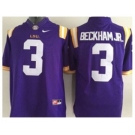 ncaa jerseys 2015 LSU tigers #3 beckham jr purple