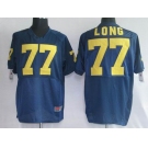 ncaa jerseys #77 long blue