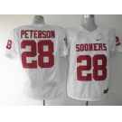 ncaa jerseys Adrian Peterson #28 white