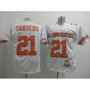 ncaa jerseys Barry Sanders #21 white
