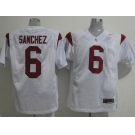 ncaa jerseys Mark Sanchez #6 white