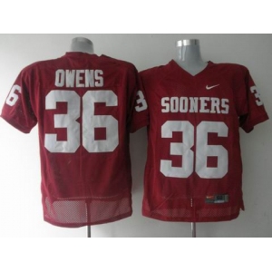 ncaa jerseys Steve Owens #36 Red