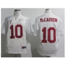 ncaa jerseys alabama crimson tide #10 aj mccarron white[2016]