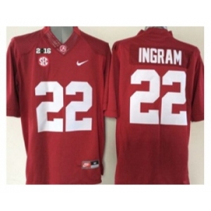 ncaa jerseys alabama crimson tide #22 ingram red[2016]