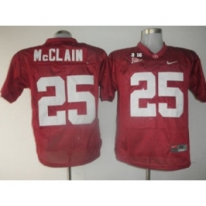 ncaa jerseys alabama crimson tide #25 mcclain red[2016]