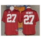 ncaa jerseys alabama crimson tide #27 derrick henry red