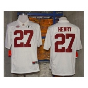 ncaa jerseys alabama crimson tide #27 derrick henry white