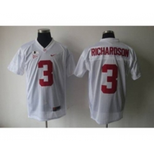ncaa jerseys alabama crimson tide #3 richardson white[2016][richardson]