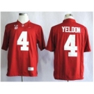 ncaa jerseys alabama crimson tide #4 yeldon red[2016]