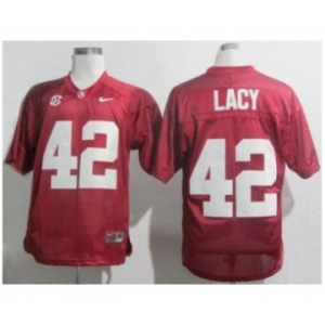ncaa jerseys alabama crimson tide #42 lacy red