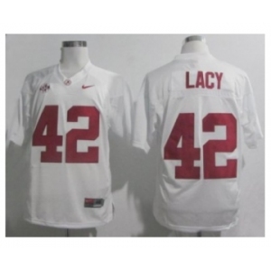 ncaa jerseys alabama crimson tide #42 lacy white