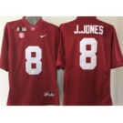 ncaa jerseys alabama crimson tide #8 j.jones red[2016]