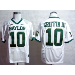 ncaa jerseys baylor bars #10 robert griffiniii white