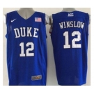 ncaa jerseys blue devils #12 winslow blue