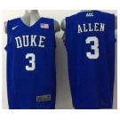 ncaa jerseys blue devils #3 allen blue