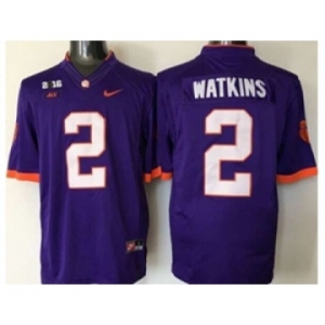 ncaa jerseys clemson tigers #2 sammy watkins purple[2016]