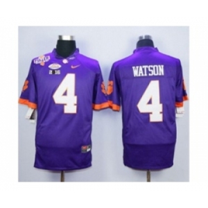 ncaa jerseys clemson tigers #4 watson purple[2016]