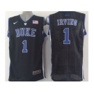 ncaa jerseys duke blue devils #1 irving black