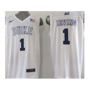 ncaa jerseys duke blue devils #1 irving white