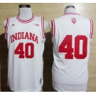 ncaa jerseys indiana hoosiers #40 cody zeller white[big]