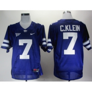 ncaa jerseys kansas state wildcats #7 c.klein blue