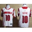 ncaa jerseys louisville cardinals #10 dieng white[2013 march madness]