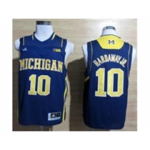 ncaa jerseys michigan wolverines #10 Tim Hardaway Jr blue[big]