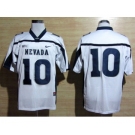 ncaa jerseys nevada wolf pack #10 colin kaepernick White [WAC]