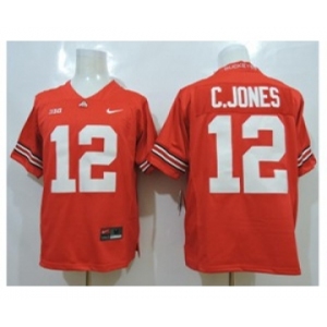 ncaa jerseys ohio state buckeyes #12 c.jones red[2015 new]