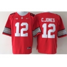 ncaa jerseys ohio state buckeyes #12 c.jones red