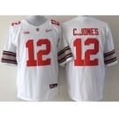 ncaa jerseys ohio state buckeyes #12 c.jones white